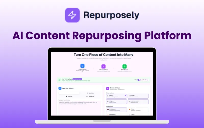 Repurposely AI Software